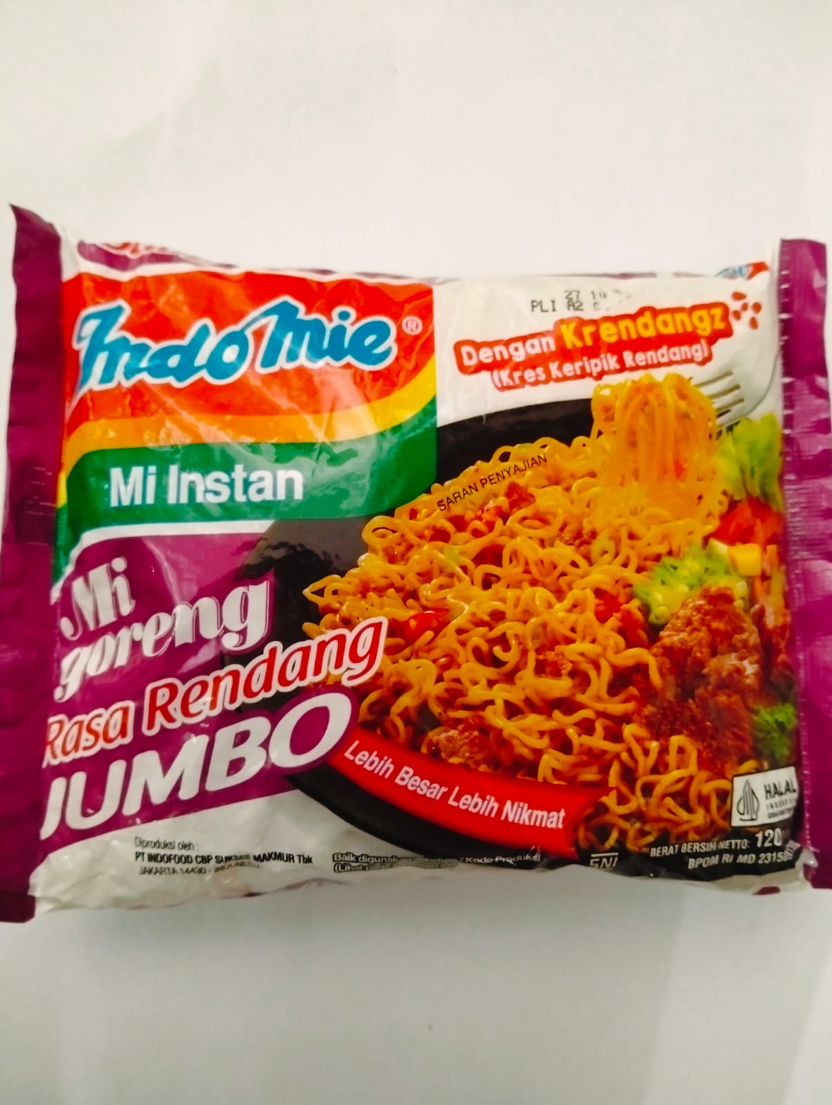INDOMIE GORENG JUMBO RENDANG