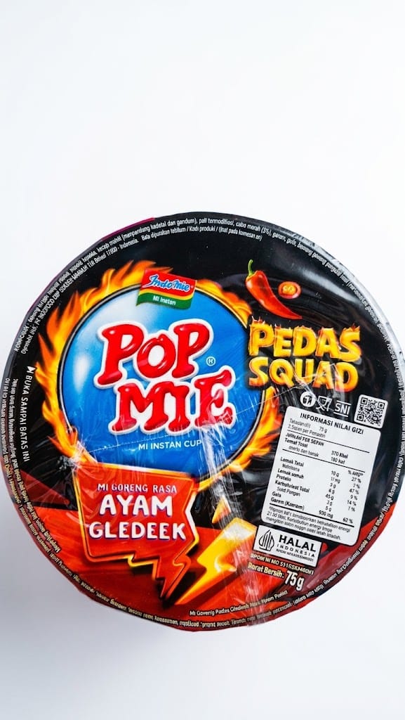 POP MIE PEDAS GLEDEK
