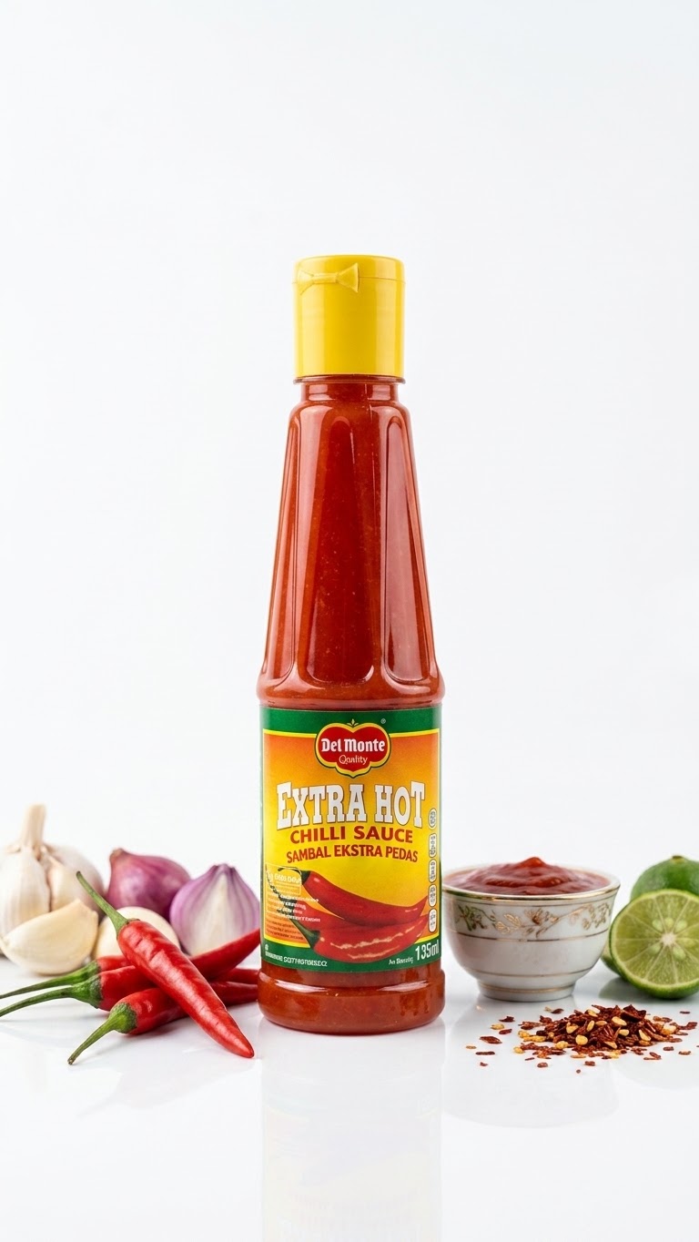 DELMONTE EXTRA HOT 135ml Botol