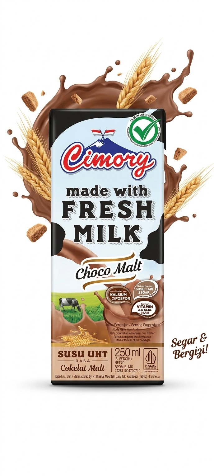 CIMORY UHT 250ml COKLAT MALT