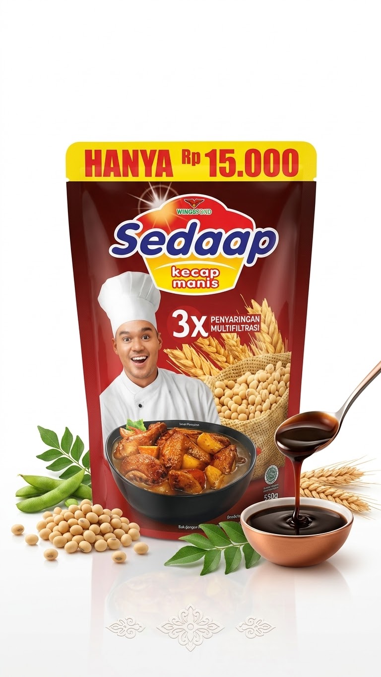 KECAP SEDAP REFIL 15.000